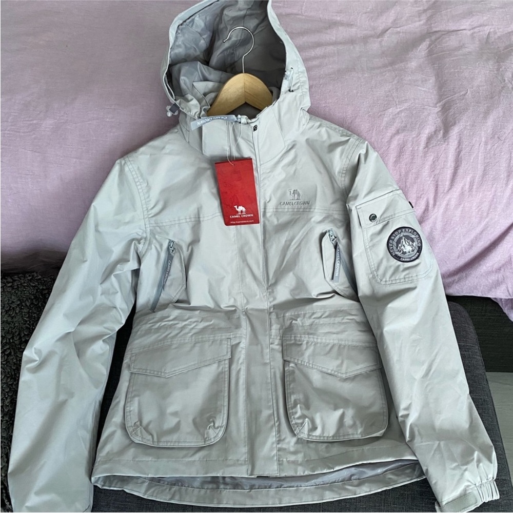 Camel Crown Jacket with Inner Fleece